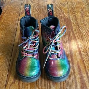 Rainbow Sparkle Dr Martens
